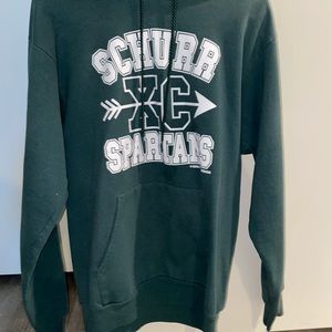 Green Cross Country Hoodie